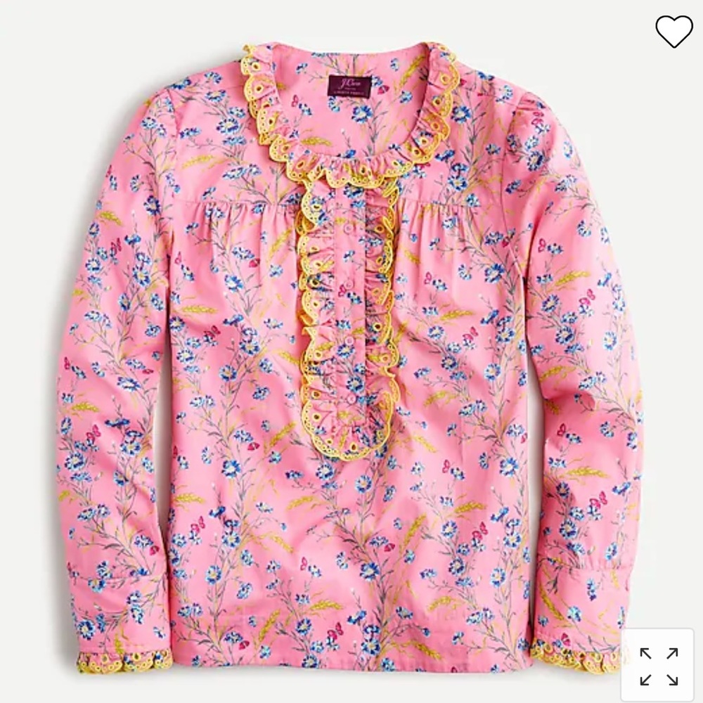 J.Crew Libery of London floral shirt